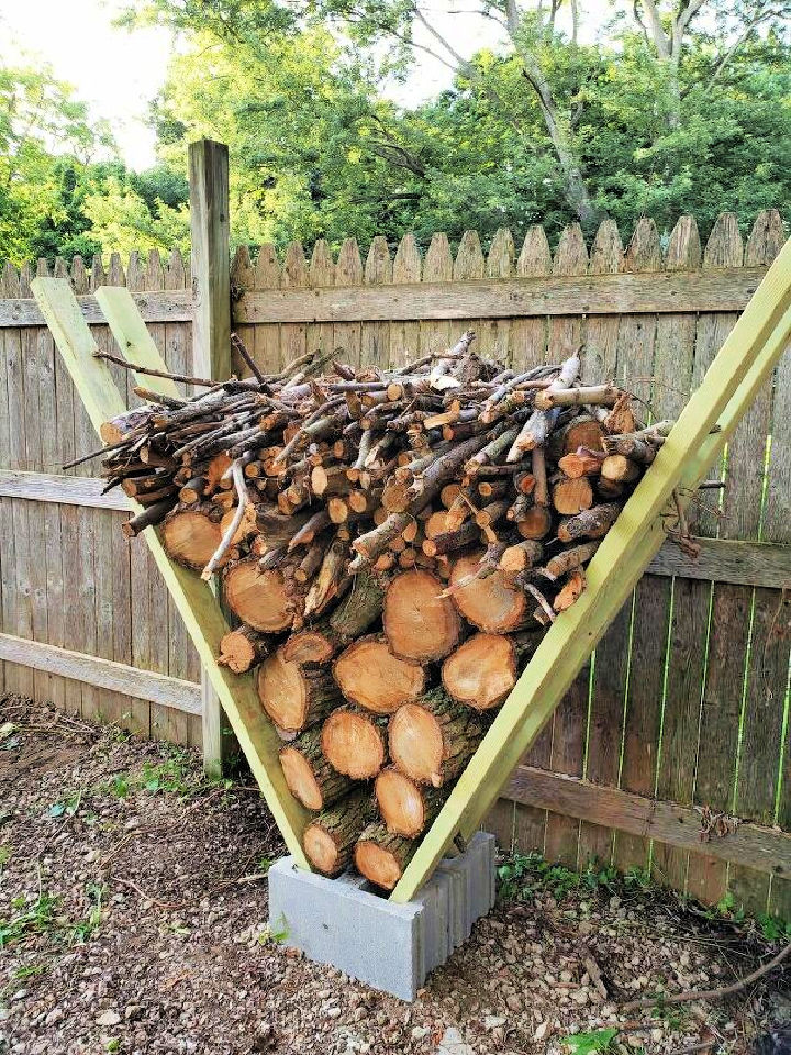 25 Homemade DIY Firewood Rack Plans for Storage