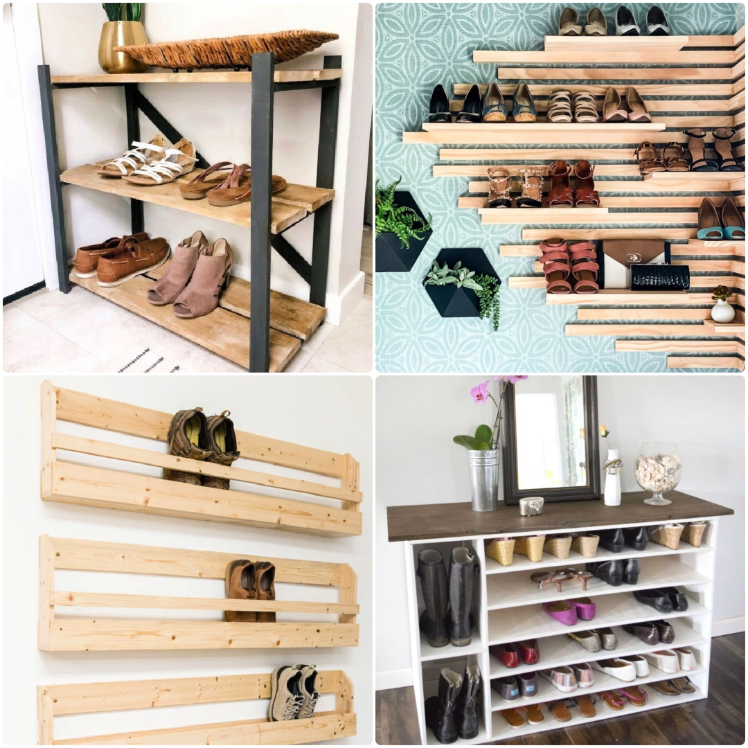 3 Tier Copper Pipe Shoe Rack Handmade With Industrial Fittings Shoe Storage/organisation  