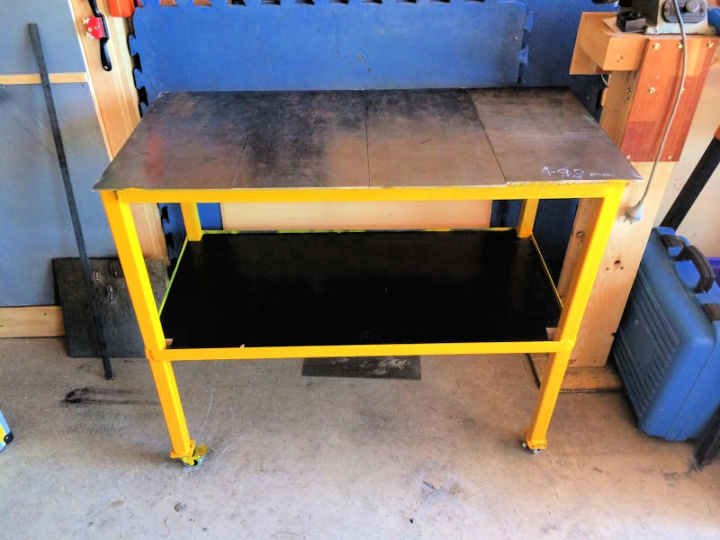 15 Homemade Diy Welding Table Plans Free Pallet Ideas